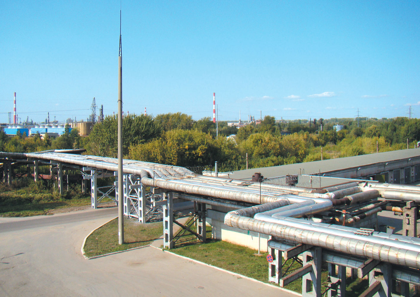 Магистрали от ТЭЦ для теплоснабжения промышленных потребителей